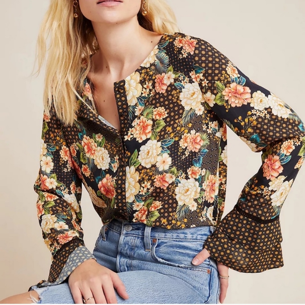 FARM Rio Siobhan Blouse Small
